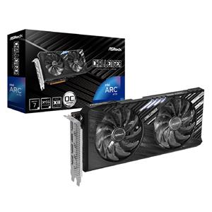 Placa de Vídeo ASRock ARC A770 Challenger OC , 16GB , GDDR6 , 256-Bit , Preto
