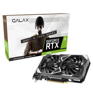 Placa de Vídeo Galax GeForce RTX 3050 EX , 6GB , GDDR6 , 96-Bit , Preto