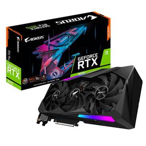 Placa de Vídeo Aorus GeForce RTX 3070 Master , 8GB , GDDR6 , 256-Bit , RGB , Preto