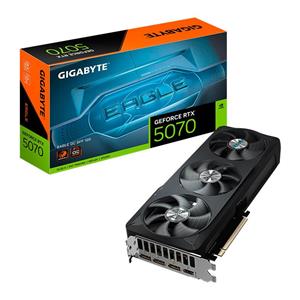 Placa de Vídeo Gigabyte GeForce RTX5070 Eagle OC SFF , 12GB , 192-Bits , GDDR7 , Ray Tracing , DLSS , HDMI , Displayport