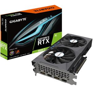 Placa de Vídeo Gigabyte GeForce RTX 3060 Ti Eagle OC , 8GB , GDRR6 , 256-Bit , RGB , Preto