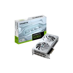 Placa de vídeo Gigabyte RTX 5060 Eagle OC ICE , 8GB , 128 bit , GDDR7 , PCIe , 7680x4320 , Displayport , HDMI