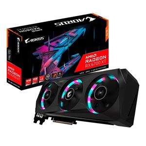 Placa de Vídeo Gigabyte Aorus Radeon Radeon RX 6700 XT Elite , 12GB , GDDR6 , 192-Bit , RGB , Preto