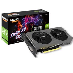 Placa de Vídeo INNO3D GeForce RTX 3050 TWIN X2 OC , 8GB , GDDR6 , 128 bits