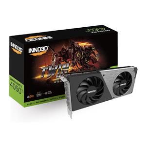 Placa de Vídeo INNO3D GeForce RTX 4060 Ti Twin X2 , 8GB , GDDR6 , 128-bit , N406T2-08D6-171153N
