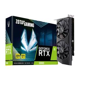 Placa de vídeo ZOTAC GAMING GeForce RTX 3060 12GB GDDR6 , 2 Fans , Preto
