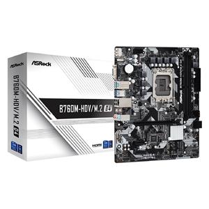 Placa Mãe ASRock B760M-HDV/M.2 D4 , Chipset B760 , Intel LGA 1700 , mATX , DDR4 - B760M-HDV/M.2 D4
