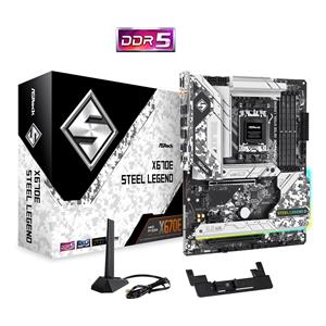 Placa Mãe ASRock X670E Steel Legend , Chipset X670 , AMD AM5 , ATX , DDR5