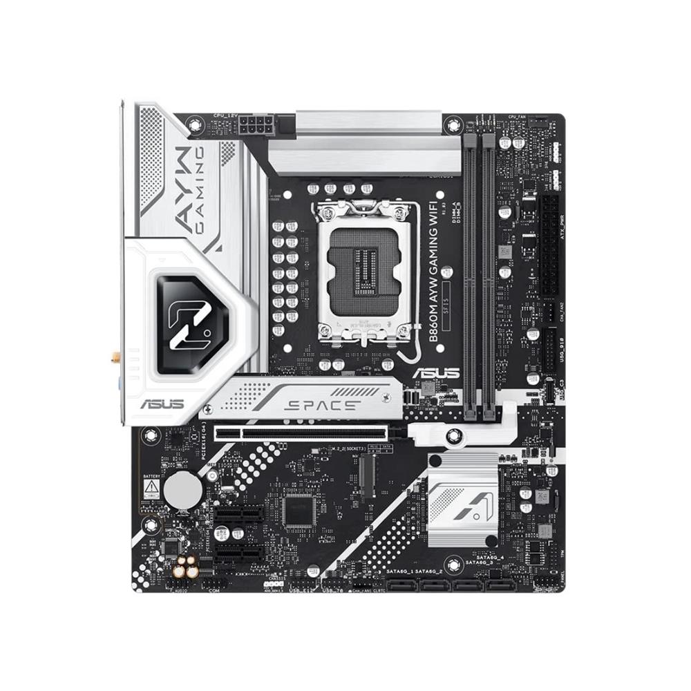Placa-Mãe ASUS B860M AYW GAMING WIFI , Intel B860 , LGA1851 , DDR5 , Wi-Fi 6