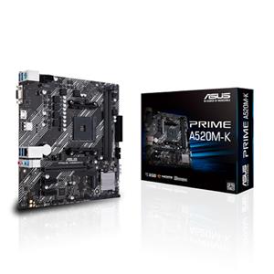 Placa Mãe ASUS Prime A520M-K , Chipset A520 , AMD AM4 , mATX , DDR4