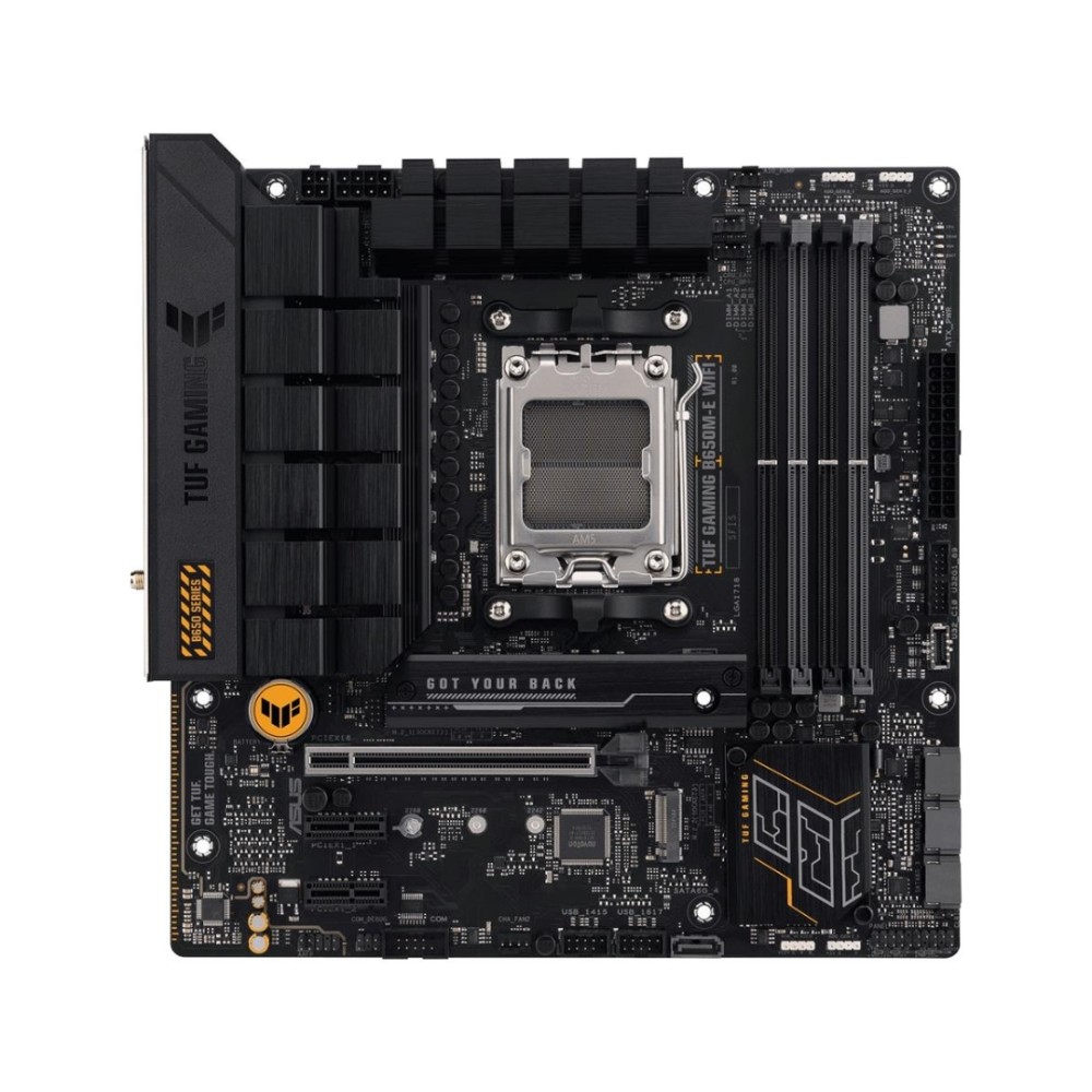 Placa Mãe Asus TUF Gaming B650M-E WIFI , Chipset B650 , AMD AM5 , mATX , DDR5 , 90MB1FV0-M0EAY0
