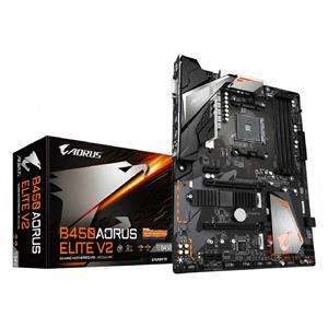 Placa Mãe Gigabyte B450 Aorus Elite V2 , Chipset B450 , AMD AM4 , ATX , DDR4
