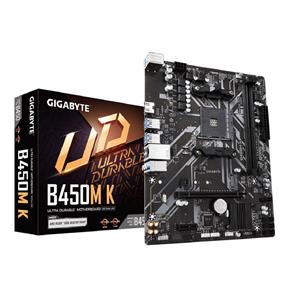 Placa Mãe Gigabyte B450M K , Chipset B450 , AMD AM4 , MATX , DDR4
