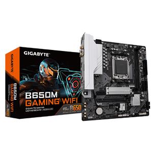 Placa Mãe Gigabyte B650M Gaming WiFi , Chipset B650 , AMD AM5 , mATX , DDR5
