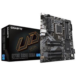 Placa Mãe Gigabyte B760 DS3H AX DDR4 , Chipset B760 , Intel LGA 1700 , ATX