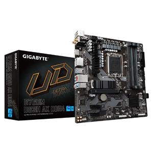 Placa Mãe Gigabyte B760M DS3H AX , Chipset B760 , Intel LGA 1700 , mATX , DDR5
