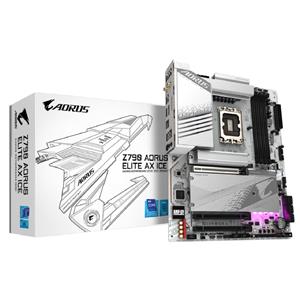 Placa Mãe Gigabyte Z790 AORUS ELITE AX ICE , Chipset Z790 , Intel LGA 1700 , ATX , DDR5
