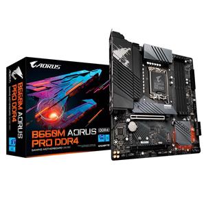 Placa Mãe Gigabyte B660M Aorus Pro DDR4 , Chipset B660 , Intel LGA 1700 , mATX