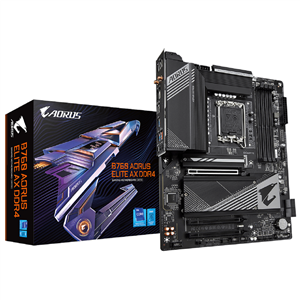 Placa Mãe Gigabyte B760 Aorus Elite AX DDR4 , WiFi , Chipset B760 , Intel LGA 1700 , ATX