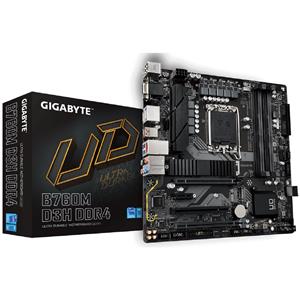 Placa Mãe Gigabyte B760M D3H DDR4 , Chipset B760 , Intel LGA 1700 , mATX