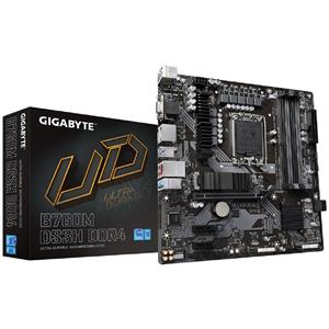 Placa Mãe Gigabyte B760M DS3H DDR4 , Chipset B760 , Intel LGA1700 , mATX