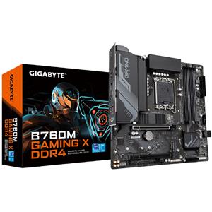 Placa Mãe Gigabyte B760M Gaming X DDR4 , Chipset B760 , Intel LGA 1700 , mATX