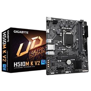 Placa Mãe Gigabyte H510M K V2 , Chipset H470 , Intel LGA 1200 , mATX , DDR4
