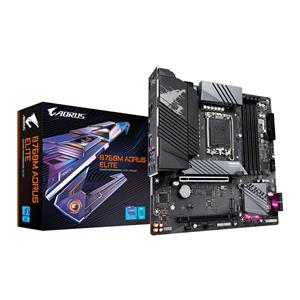 Placa Mãe Gigabyte B760M Aorus Elite , Chipset B760 , Intel LGA 1700 , mATX , DDR5