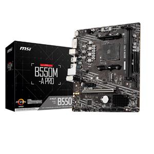 Placa Mãe MSI B550M-A PRO , DDR4 , Socket AM4 , M-ATX , Chipset AMD B550 , B550M-A PRO
