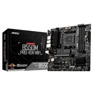 Placa-Mãe MSI B550M Pro-VDH WiFi , AMD AM4 , mATX
