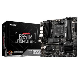 Placa-Mãe MSI B550M Pro-VDH WiFi , AMD AM4 , mATX
