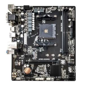 Placa Mãe PCWare APM-A520G , Chipset A520 , AMD AM4 , mATX , DDR4