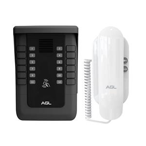 Porteiro Coletivo S500 Mifare AGL , 13,56 MHz , Bluetooth , 12 Pontos , Controle Via App , Preto