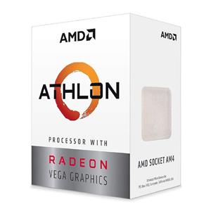 Processador AMD Athlon 3000G , 3.5GHz , 2-Core 4-Threads , Cache 5MB , AM4