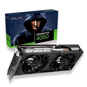 Placa de Vídeo Galax GeForce RTX 4060 1-Click OC 2X , 8GB , GDDR6 , 128-Bit , Preto