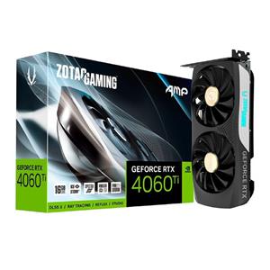 Placa de Video Zotac GeForce RTX 4060 Ti AMP , 16GB , GDDR6 , 128-bit , ZT-D40620F-10M
