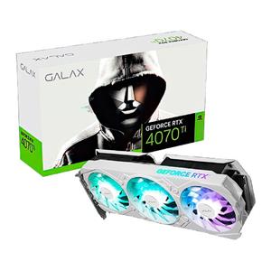 Placa de Video Galax GeForce RTX 4070 Ti EX Gamer White 1-Click OC V2 , 12GB , GDDR6X , 192-Bit , ARGB , Branco