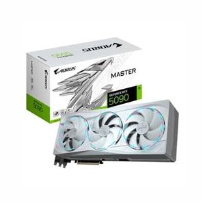 Placa de Vídeo RTX 5090 AORUS MASTER ICE 32G Gigabyte NVIDIA GeForce , 32GB GDDR7 , 512bits , RGB , DLSS , Ray Tracing