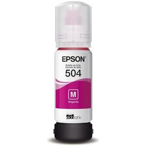 Garrafa de Tinta Epson Magenta , 6.000 Páginas , para EcoTank - T504322-BR
