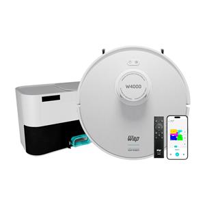 Robô Aspirador W4000 , WAP , Limpeza Automática , Sensor Inteligente , Branco