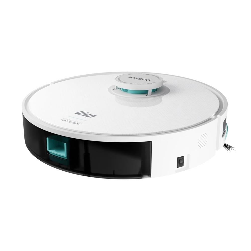 Robô Aspirador WAP ROBOT W3000 , Mapeamento Inteligente , Wi-Fi , Alexa e Google Assistente , Sensor , Aspira e Passa Pano