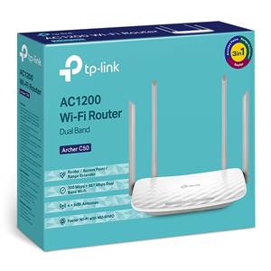 Roteador TP-Link Archer C50 Dual Band AC1200 4 Antenas