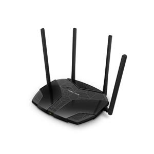 Roteador Mercusys MR80X , AX3000 Dual Band , Wi-Fi 6 , Preto