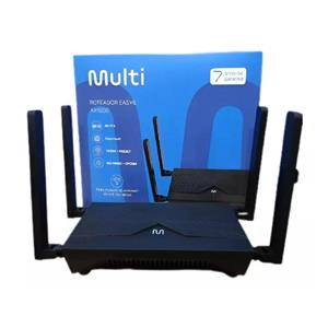 Roteador Wifi 6 Multilaser Easy6 Ax1500 5ghz 4 Antenas Re090 Cor Preto
