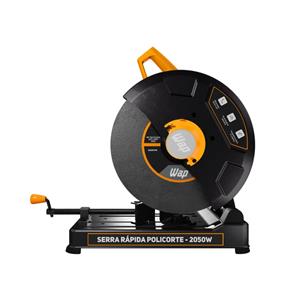 Serra Policorte WAP , WF SP02 , 2050W , Disco 14” , 3800 RPM , Corte Angular 45° , Base em Aço , Amarelo