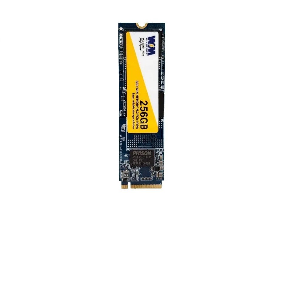 SSD NVMe M.2 256GB WinMemory PCIe 4.0 Gen3 Leitura 560 Mbps e Gravação 540 Mbps