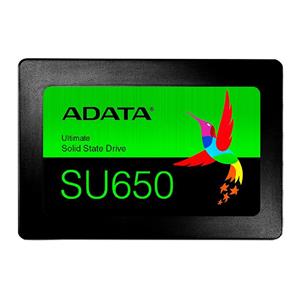 SSD Adata SU650 , 256GB , Sata III , Leitura 520MB/s e Gravação 450MB/s