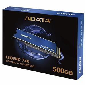 SSD Adata Legend 740 , 500gb , M.2 NVMe 2280 Leitura 2500MB/s e Gravação 2000MB/s
