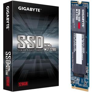 SSD Gigabyte , 128GB , M.2 NVMe 2280 , Leitura 1550MB/s e Gravação 550MB/s