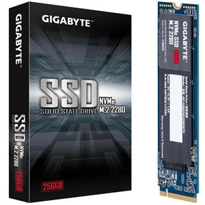 SSD Gigabyte , 256GB , M.2 NVMe 2280 , Leitura 1700MB/s e Gravação 1100MB/s